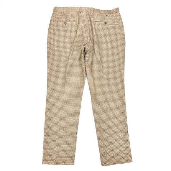 NEW J Crew Ludlow Slim Fit Pant English Wool Linen Houndstooth 38x32 Old Money - Picture 5 of 8